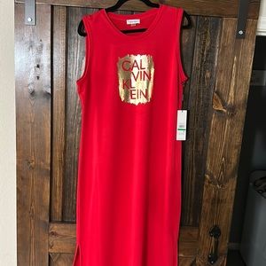 COPY - NWT CK DRESS size large -RED 💕✨💕